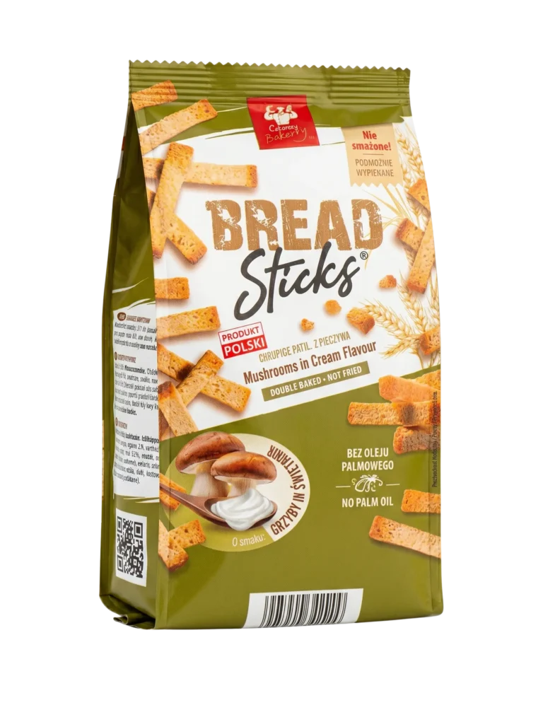Bread Sticks Grzyby w śmietanie