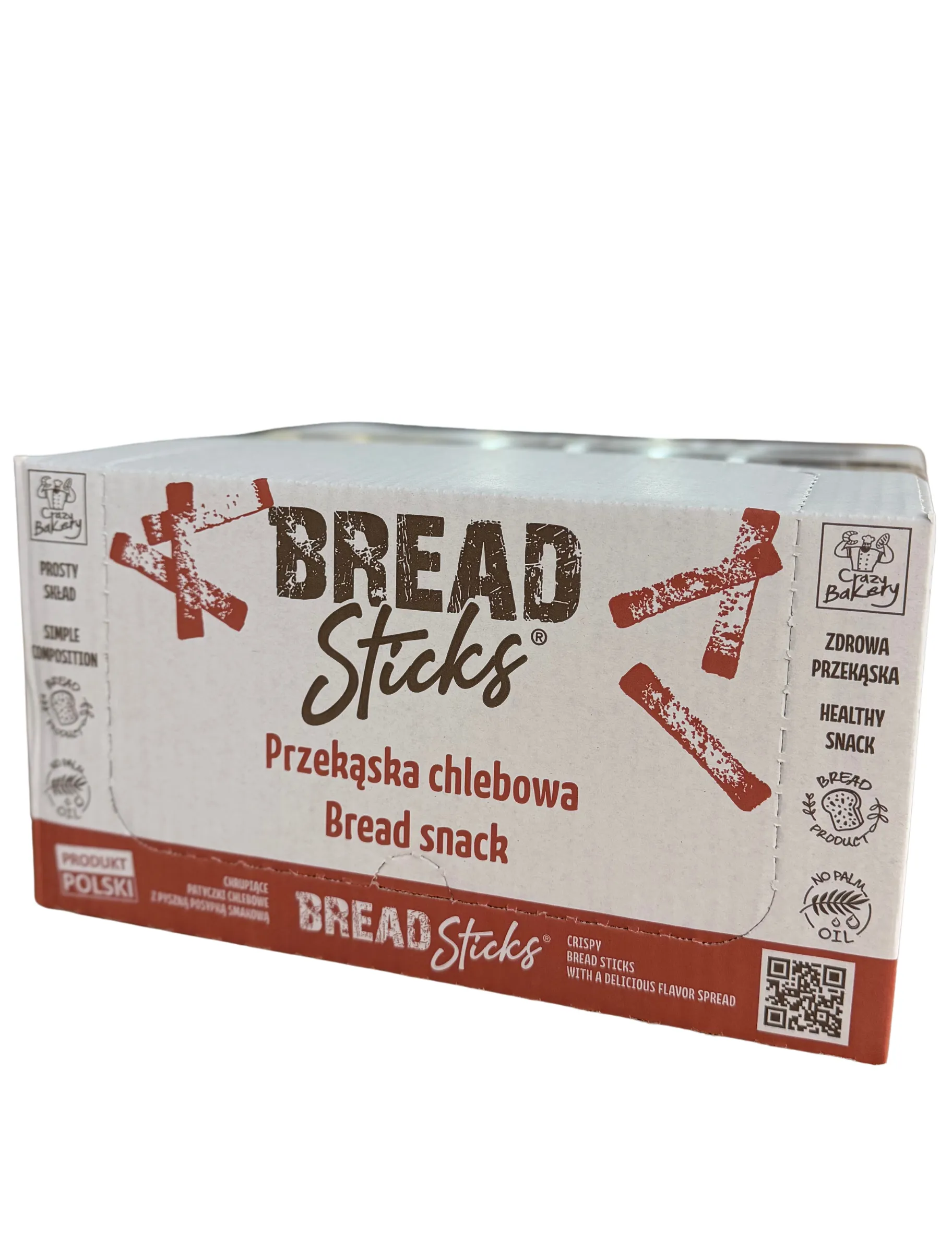 Bread Sticks Przekąska chlebowa zdrowa przekąska do szkoły